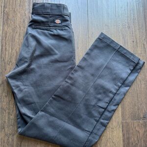 Dickies Black Chinos Classic Straight-Leg